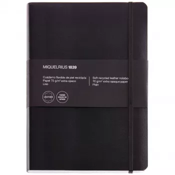 Jakob Maul GmbH LEATHER1839 Notizbuch 152X210 kariert 5mm 100 Bl. Frachtversand (A040590)