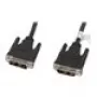 DVI-D-Kabel LANBERG CA-DVIS-10CC-0030-BK — 3 m, DVI-D auf DVI-D, Schwarz