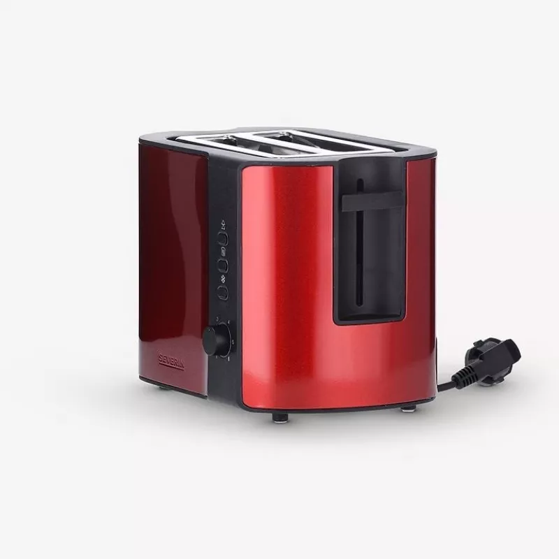 Toaster Severin AT 2217 2 Scheiben 800 W Schwarz Rot