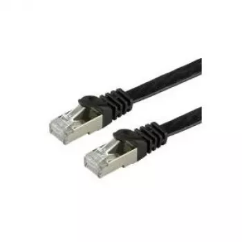 VALUE FTP-Patchkabel Cat.6, Flach, schwarz 2m (21.99.0972)