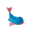 Sako bag pouffe Whale Blau-pink L 110 x 80 cm