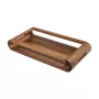 ARTELEGNO VASD Beidseitiges Tablett aus Walnussholz 21 x 43 cm