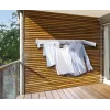 Wandmontiertes Regal Leifheit Telegant 30 Protect Weiß, Breite 720 mm, Tiefe 370 mm, 3 m Leine