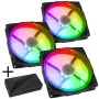 KING KITS LUBU-048 120 mm ARGB PWM 3er-Pack Gehäuselüfter