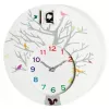 NeXtime Kuckucksuhr 2998wi Cuckoo Round, 30x10 cm, Wand, Weiß