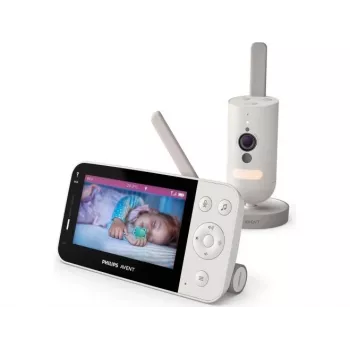 Philips AVENT SCD953/26 Video-Babyphone 400 m Wi-Fi Grau, Weiß