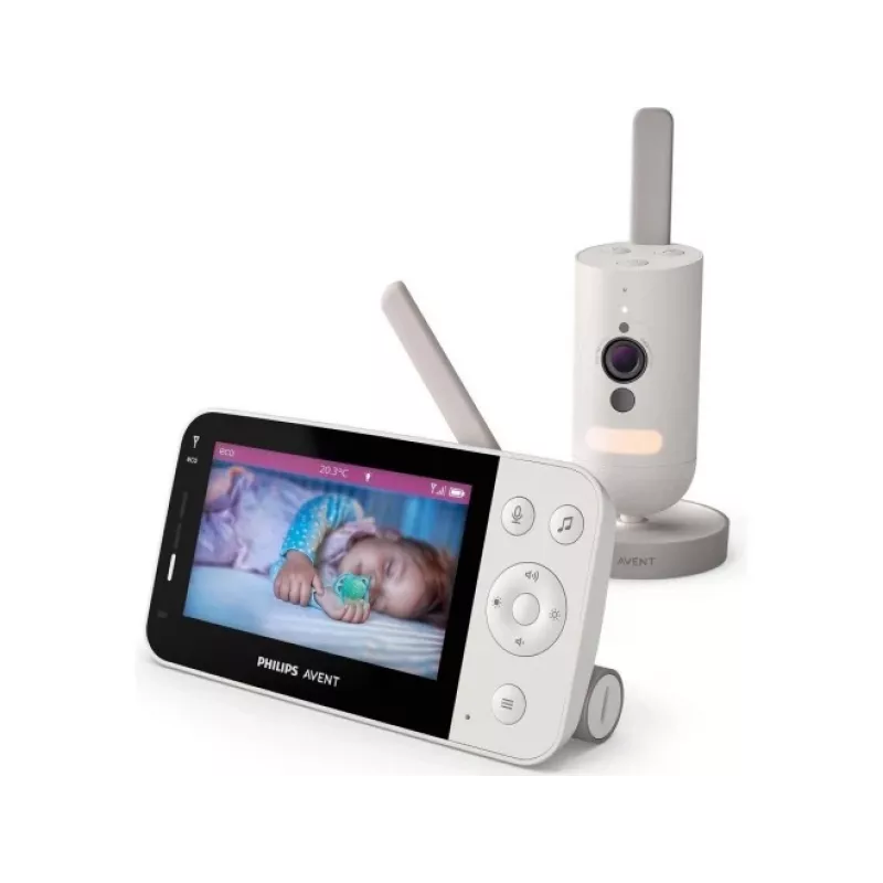 Philips AVENT SCD953/26 Video-Babyphone 400 m Wi-Fi Grau, Weiß
