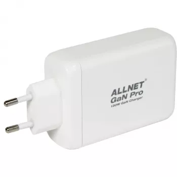 Netzteil ALLNET PSU-GaNPD-USB-1A3C-130W — 130W, 1× USB-A, 3× USB-C