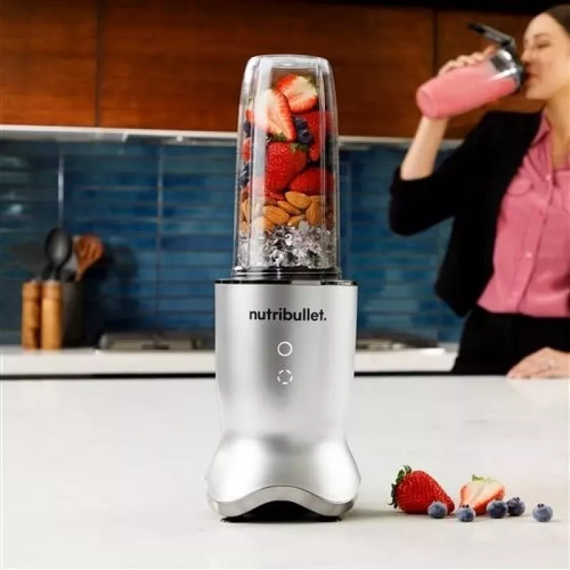 NutriBullet NB1206S Standmixer 0,9 l 1200 W Silber, Schwarz