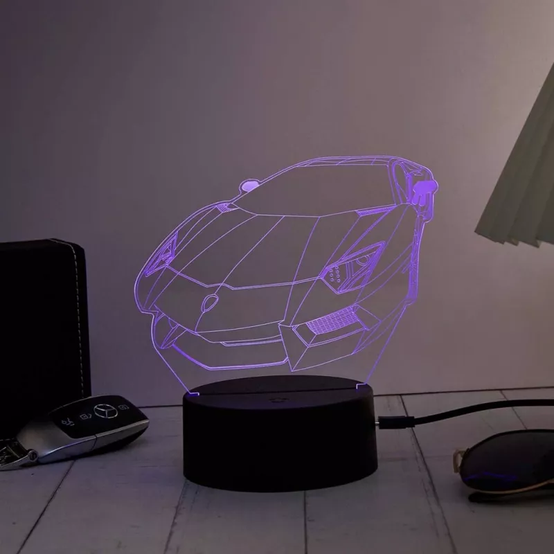 LED-Fahrzeug-RGB-3D-Lichtdekoration MANTA SNL120RGB — RGB-Lampe für Autos und Motorräder