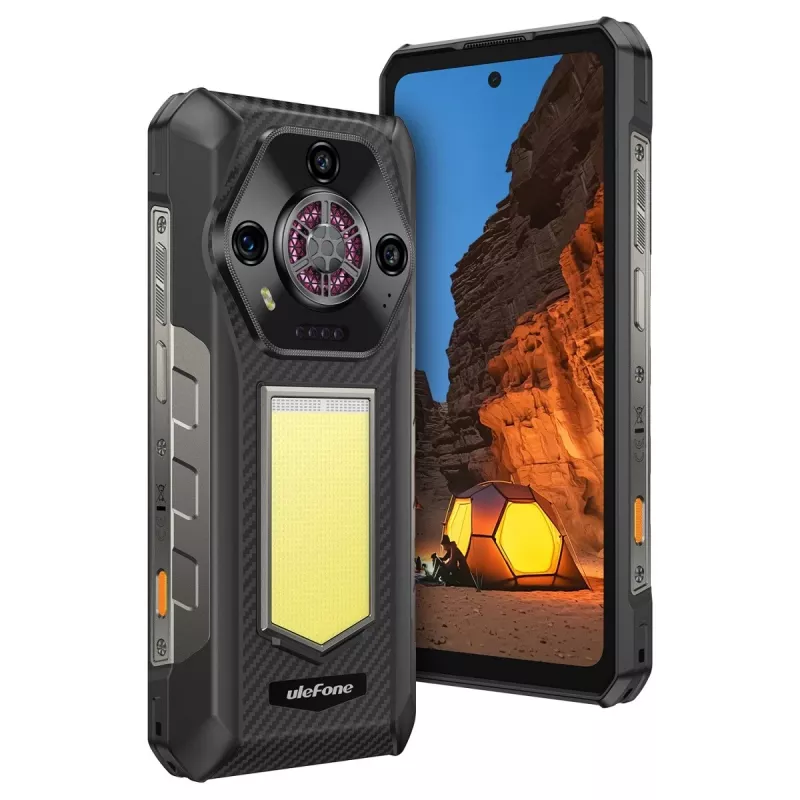 Rugged-Smartphone UleFone Armor 30 4G mit Helio, 12 GB RAM, 512 GB Speicher, Schwarz, Energieklasse A