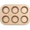 Muffin Maker Russell Hobbs RH02151GEU7 Gold antihaftbeschichtet, elektrisches Muffin-Backgerät für die Arbeitsplatte