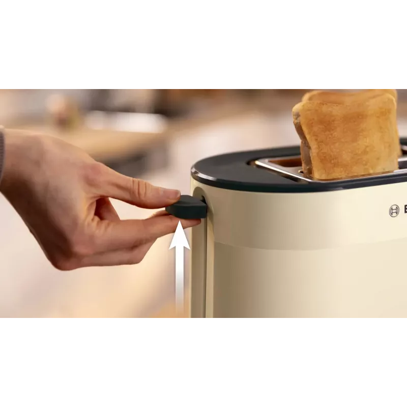Bosch Toaster | TAT2M127 MyMoment | Leistung 950 W | Anzahl der Schlitze 2 | Gehäusematerial Kunststoff | Beige