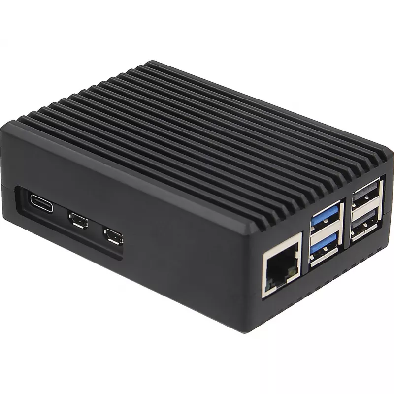 INTER-TECH Gehäuse für Raspberry Pi 5 — ODS-739 Kompaktes Design