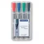 Marker Staedtler 356 WP4 4 Stk. Schwarz Blau Grün Rot