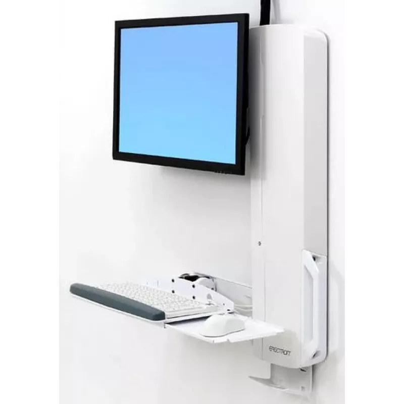 Monitorhalterung Ergotron 61-081-062 61 cm (24 Zoll) Wand Weiß