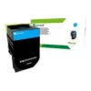 Lexmark Lexmark 80C2SCE Druckerverbrauchsmaterial Cyan