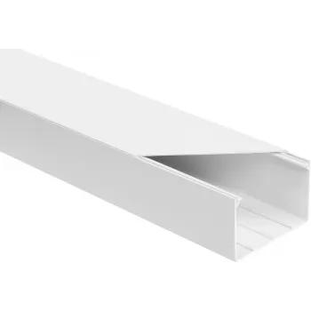 Elektro-Installationsleiste OEM 5961Z weiß LS 90×60 mm, 2 m — 8er-Pack