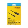 Videokabeladapter DeLOCK 84904 USB-Typ-C auf HDMI 1m Schwarz
