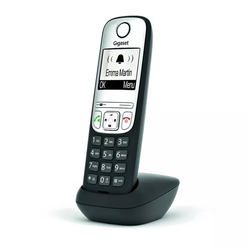 Gigaset A690HX Analog/DECT Telefon Anruferkennung Schwarz, Silber