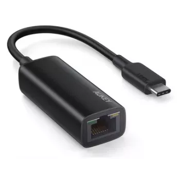 Ethernet Adapter Aukey CB-A30 USB‑C auf Gigabit RJ45 10/100/1000 Mbps, USB 3.0, Aluminium, LED-Anzeigen
