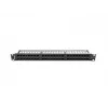 Patchpanel LANBERG PPU5-1048-B 1U, 48 Ports Cat5e, schwarz, 445×102×44,5 mm