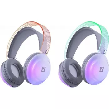 Kabellose Kopfbügel-Kopfhörer DEFENDER Freemotion B651 — binaural, geschlossene Akustik, 20–20000 Hz, 105 dB, USB-C, AUX
