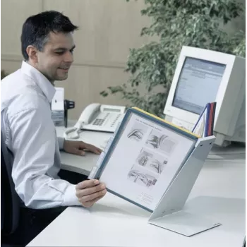 Dokumenten-Display-Karussell Schreibtisch Hochformat A4 Durable VARIO