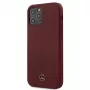 Mercedes MEHCP12MSILRE iPhone 12/12 Pro 6,1 Rot / rote Hartschale Silikon-Linie