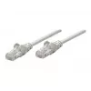 Intellinet Netzwerk-Patchkabel, Cat6A, 50 m, Grau, Kupfer, S/FTP, LSOH/LSZH, PVC, RJ45, vergoldete Kontakte, rastnasenschutz, Knickschutzhülle, lebenslange Garantie