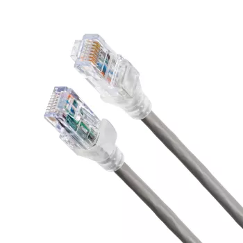 Netzwerk-Patchkabel Belden 10GX Cat6a U/UTP LSZH, 2 m, RJ-45–RJ-45, grau