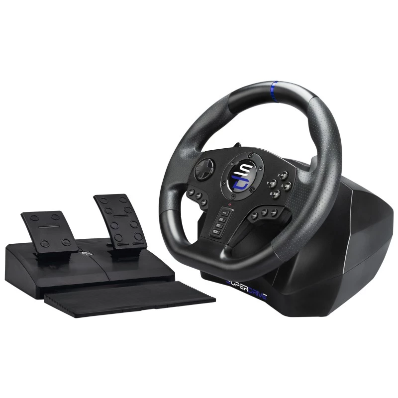 Lenkrad + Pedale Subsonic SV750 Schwarz 270° Rotation USB