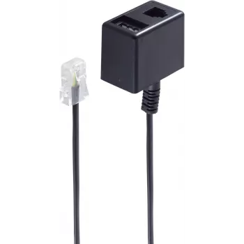 Telefonkabel ShiverPeaks BS71270-8 0,15 m Schwarz