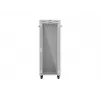 LANBERG 19 Zoll 32U Stand-Rack-Schrank 600×600 mm Grau mit perforierten Türen und LCD (flach Pack)