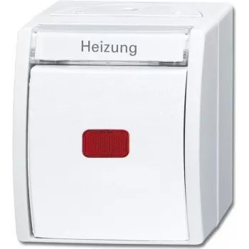 Busch-Jaeger Heizungsnotschalter Ocean Aufputz Weiß 2601/2 SKWNH-54 (2601/2 SKWNH-54)