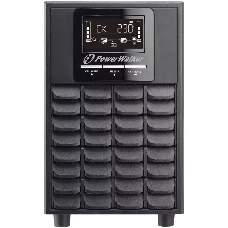 PowerWalker VFI 1500 CG PF1 Double-Conversion (Online) 1,5 kVA 1500 W 4 AC-Ausgänge