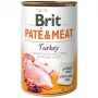BRIT Paté & Fleisch mit Truthahn - Nassfutter für Hunde - 400g