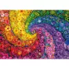 Farbenwirbel-Blüten, Puzzle 2000 Teile