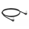 Netzwerkkabel DeLOCK RJ45 Cat.6A 1m Schwarz