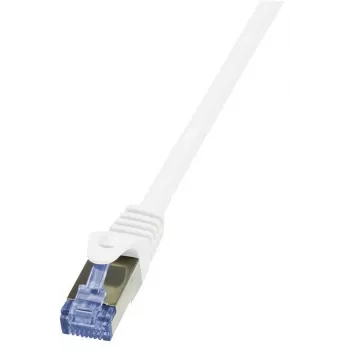 Netzwerkkabel LogiLink Cat6a S/FTP RJ-45 1,5 m Weiß