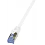Netzwerkkabel LogiLink Cat6a S/FTP RJ-45 1,5 m Weiß