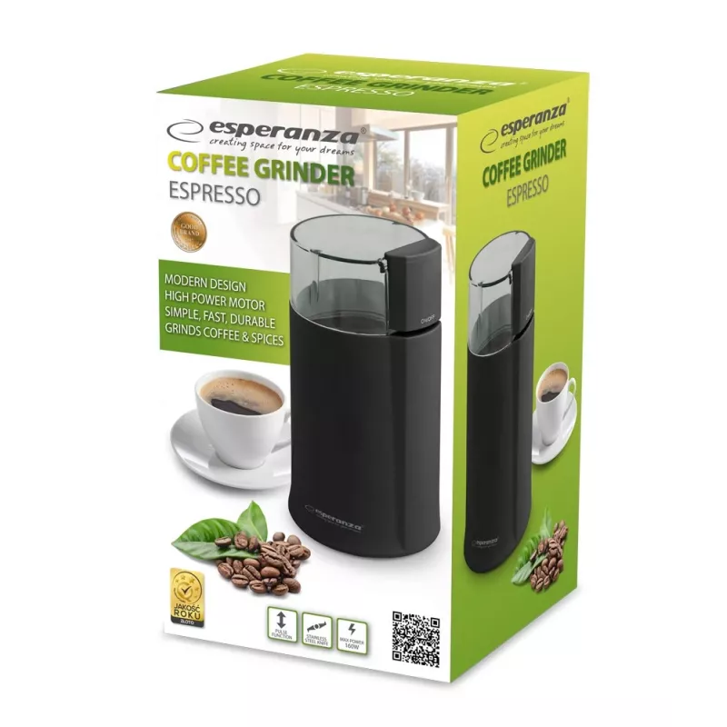 Esperanza EKC001K Kaffeemühle Schwarz 160 W