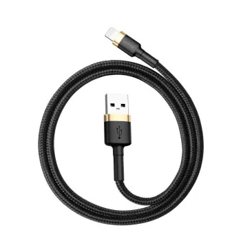 Baseus Cafule Kabel USB Lightning 1,5 A 2 m (Gold+Schwarz)