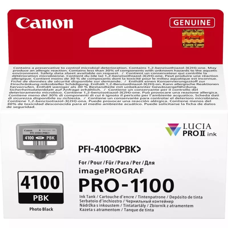Canon LUCIA PRO II Tintenpatrone 1 Stück Original Standardertrag Fototinte Schwarz