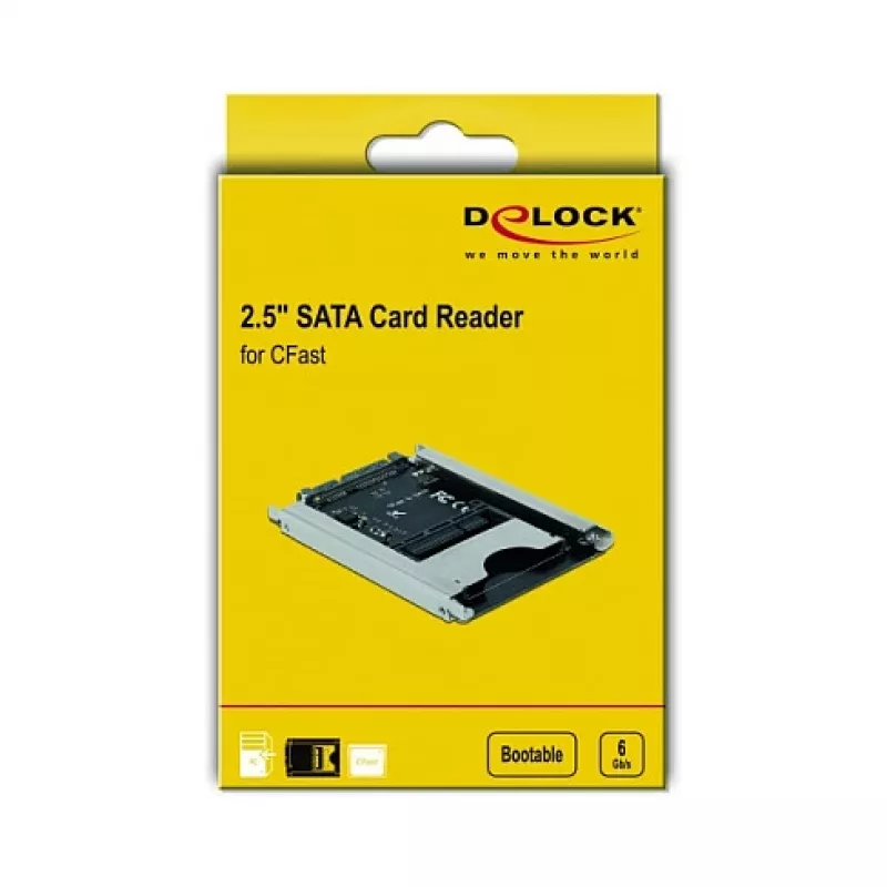 Kartenleser DeLOCK 91753 SATA Intern Grau