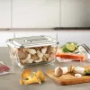 Caso Glas-Vakuumbehälter mit Kunststoffdeckel | VacuBoxx Edelstahl XL | Transparent