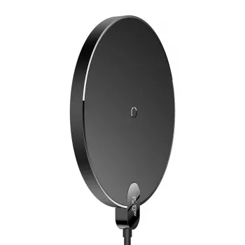 Baseus CCED000001 Ladegerät für Mobilgeräte Kopfhörer, Smartphone Schwarz USB Kabelloses Laden für den Innenbereich