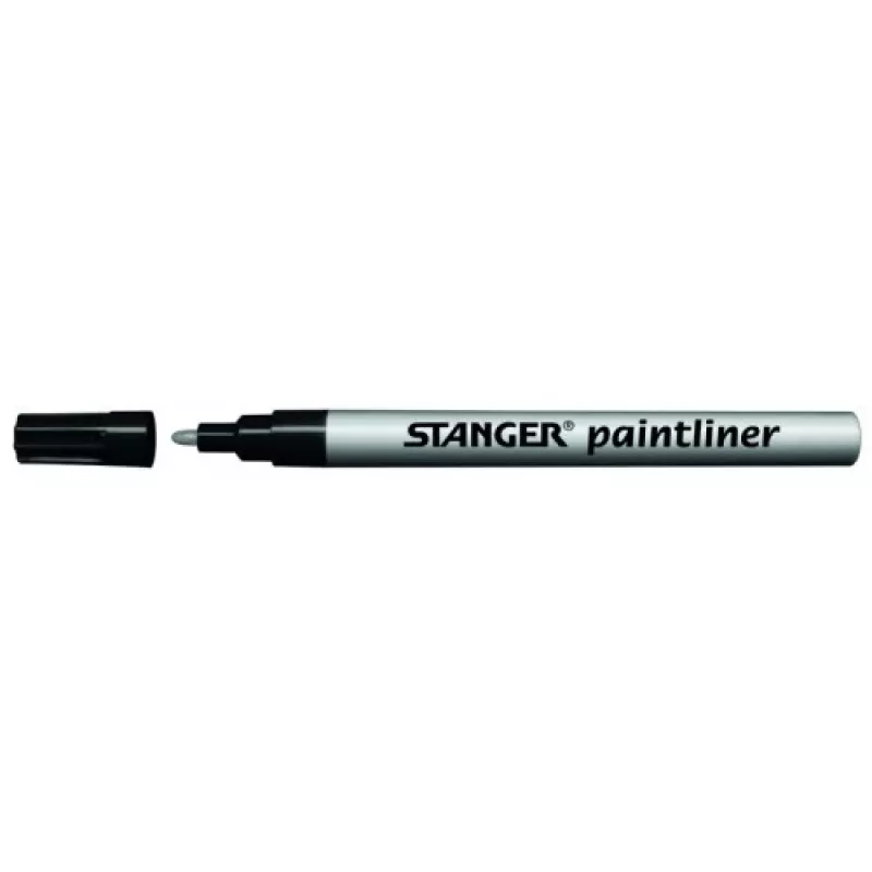 Marker Stanger Paintliner B10 silber Spitze 1–2 mm für präzise Linienmarkierung