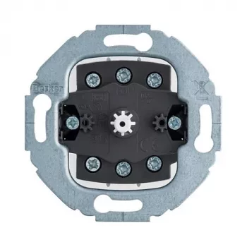 Elektroschalter-Zubehör Taster berker 383803 — schwarz/graues Gehäuse aus Metall und Kunststoff, 1 Stk.