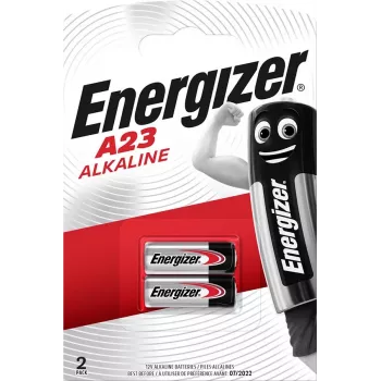 Einwegbatterie Energizer A23, Alkaline 12 V, Größe A23, 2 Stück, Blister
